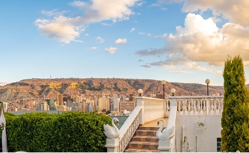 Vista panorámica de La Paz